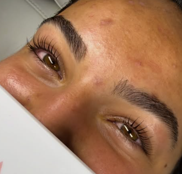 Lash lift and tint